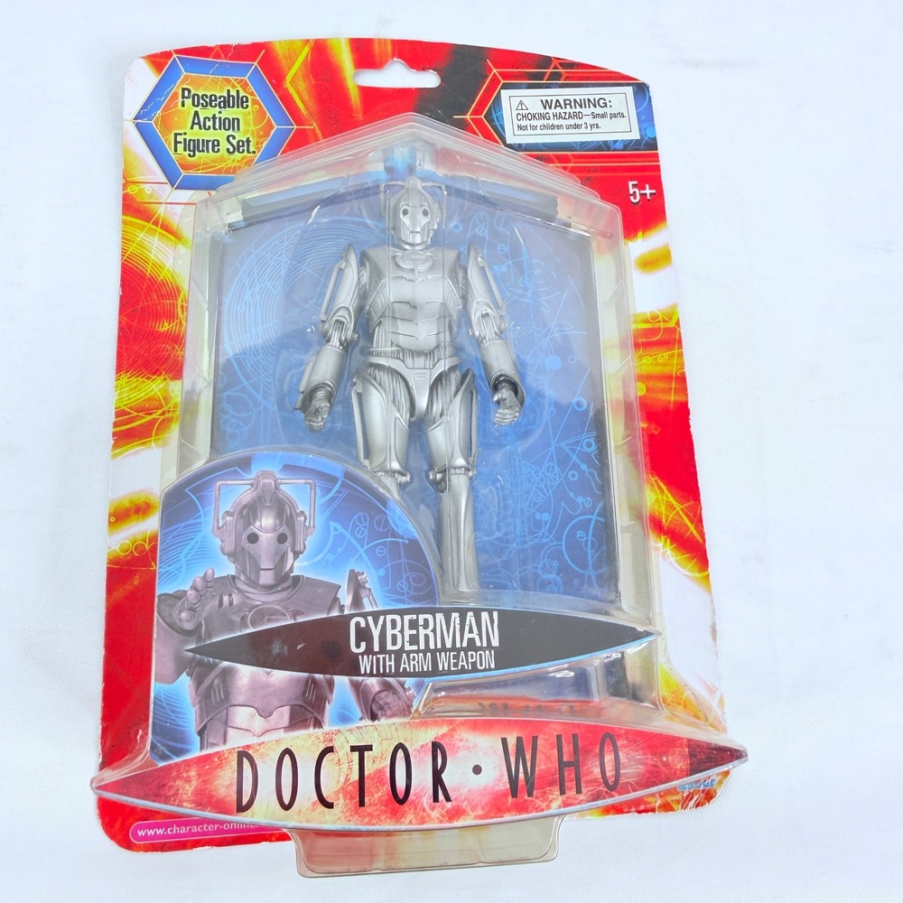 Doctor Who Cyberman with Arm Weapon Series 2 Action Figure 02374 Character